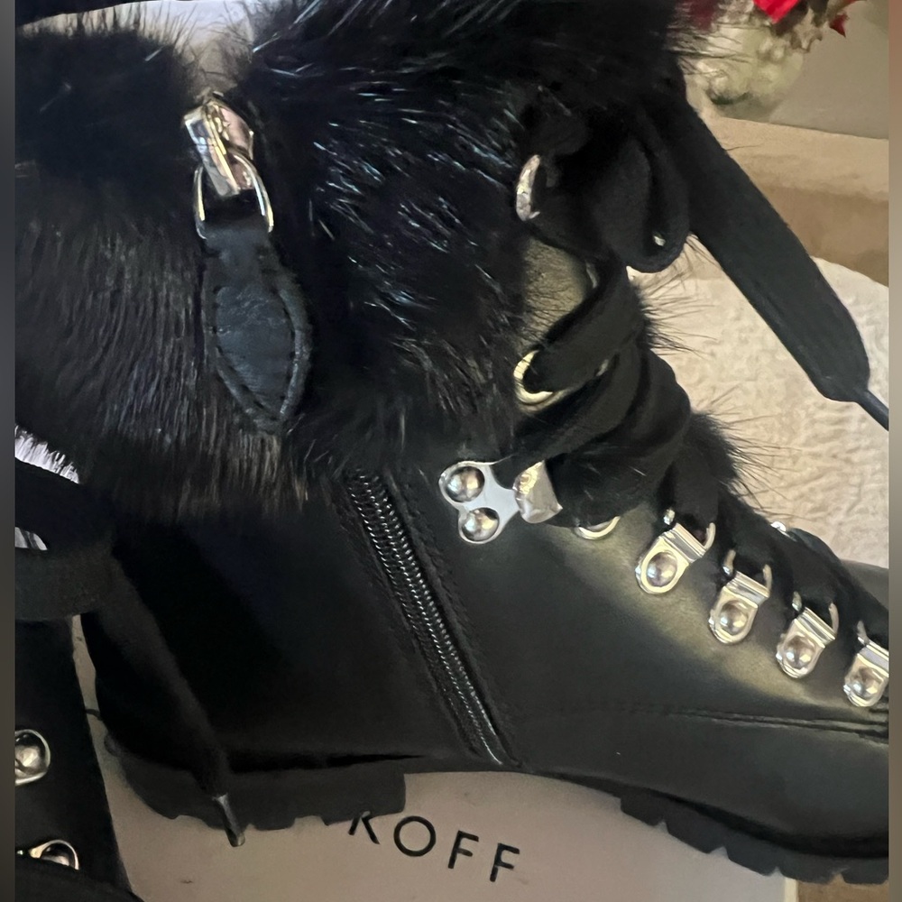 🆕 Rebecca Minkoff Jaylin Fur Boot - Picture 9 of 17